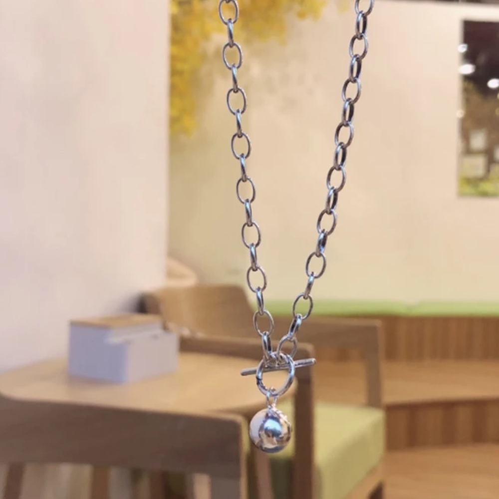 NEW 925 Sterling Silver Pendant Choker Necklace - Picture 4 of 5